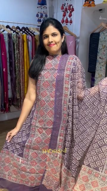 dark and light purple applique double scallop - best-effort match from House of Thorani Instagram